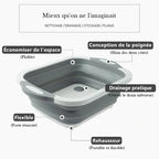 Planche à découper pliable multifonctions
