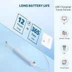 Brosse à dents électrique à ultrasons - 365 Jours d'autonomie !