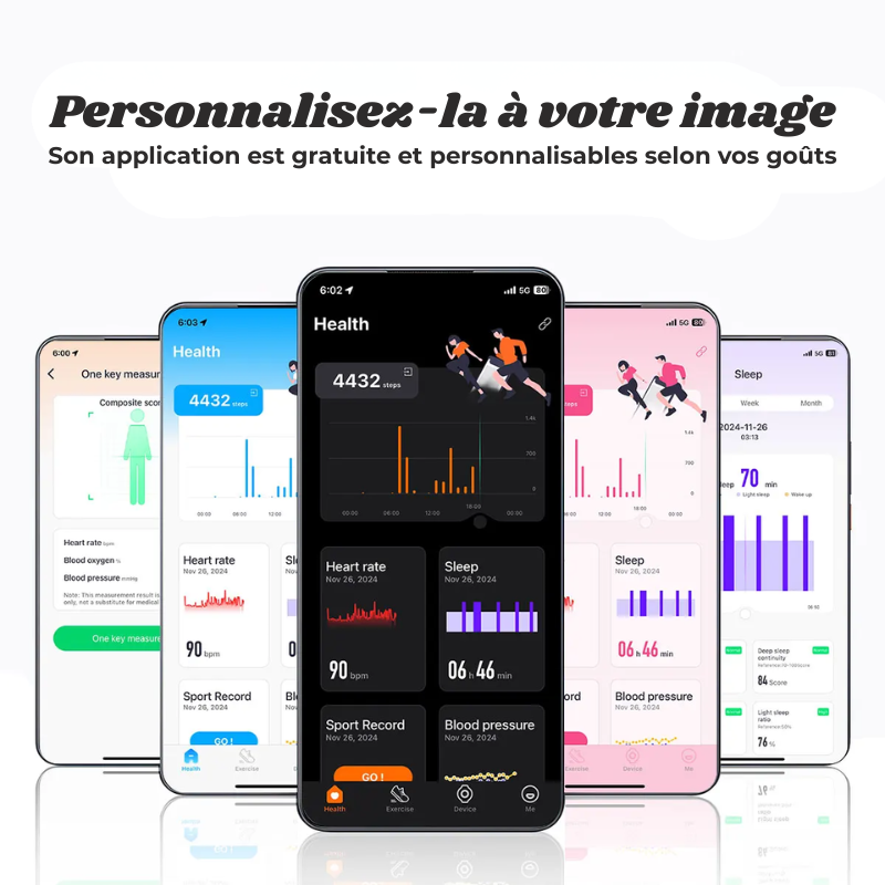 Bracelet Connecté Sans Écran pour votre Bien-être
