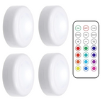 Lot de 5 Spots LED RVB avec télécommande