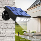 Lampe puissante solaire rotative
