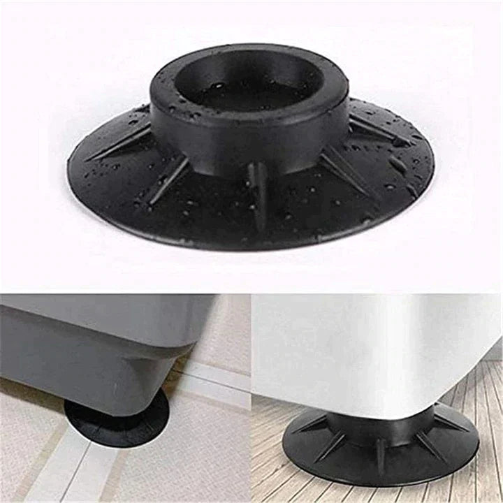 4x Coussins anti-vibrations pour machine à laver