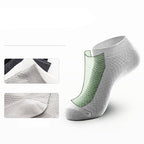 Socquettes respirantes en fibre de bambou (x5)