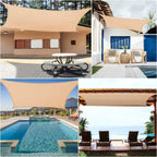 Toldo vela cuadrado o rectangular - Kit completo