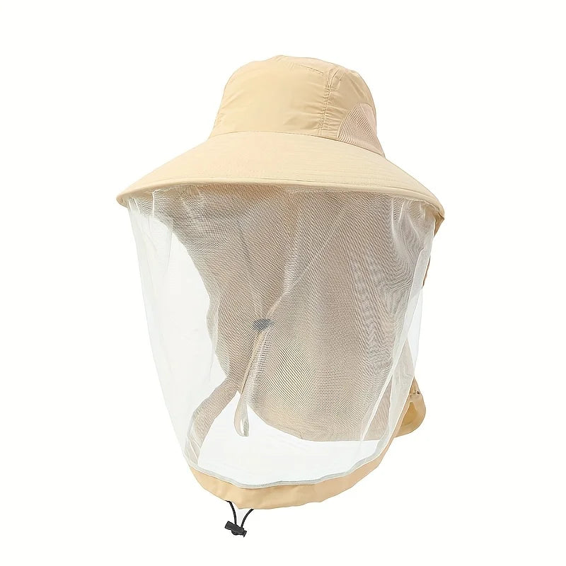 Sombrero de protección UV con mosquitera integrada