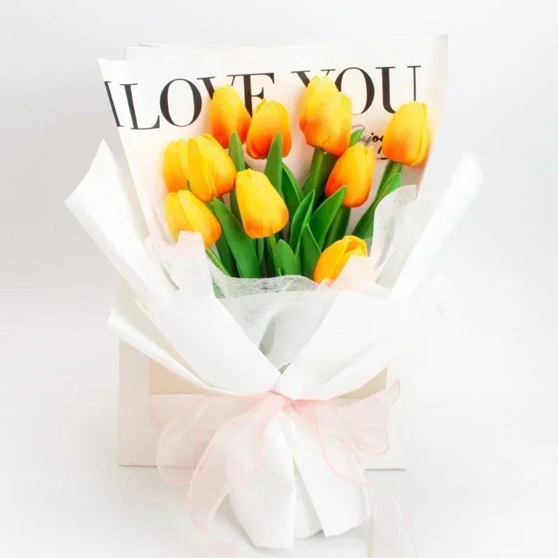 Bouquet Tulipes Fleurs articifielles