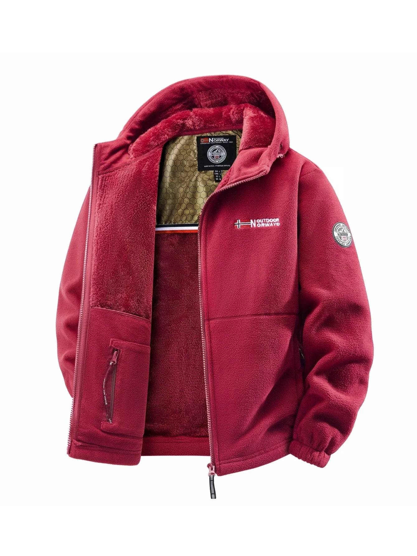 NORWAY - Veste Polaire à Capuche Doublée ULTRA CHAUDE