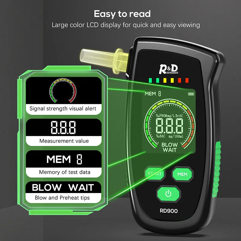 Alcootest Numérique Précis Rechargeable
