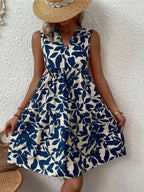 Robe d'été imprimée floral Boho pour femme