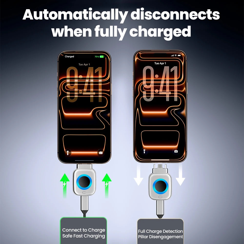 Cargador USB-C Inteligente de 140W de Carga Rápida – Desconexión Automática con Carga Completa para Teléfonos