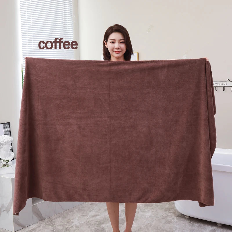 Serviette de Bain en Microfibre Super Épaisse & Absorbante à Séchage Rapide