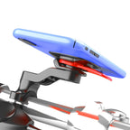 Fixation Téléphone Anti-Vibrations pour Guidon Vélo, Moto & Poussette