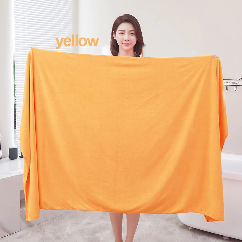 Serviette de Bain en Microfibre Super Épaisse & Absorbante à Séchage Rapide