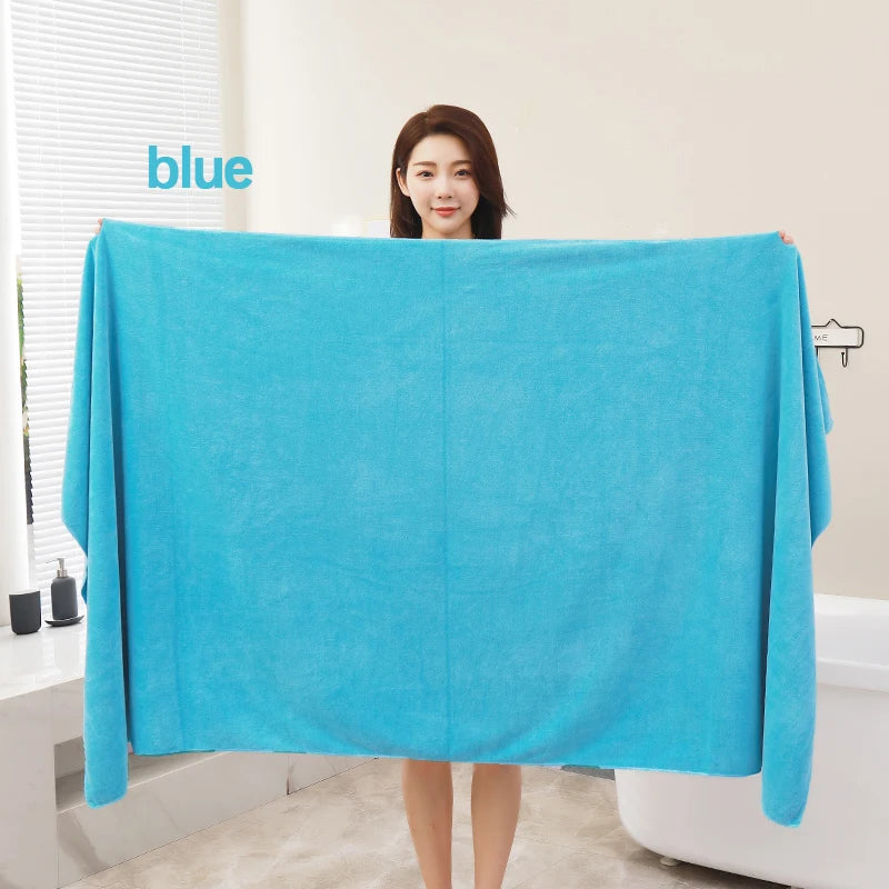 Serviette de Bain en Microfibre Super Épaisse & Absorbante à Séchage Rapide