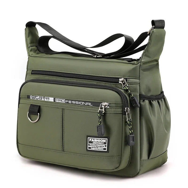 Sac Bandoulière Homme Grande Capacité Multipoches