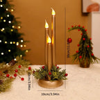 Bougies Chandelles 3PCS de Noël à LED