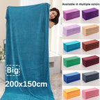 Serviette de Bain en Microfibre Super Épaisse & Absorbante à Séchage Rapide