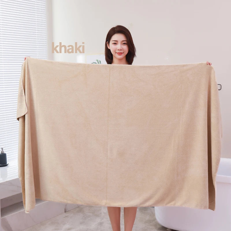 Serviette de Bain en Microfibre Super Épaisse & Absorbante à Séchage Rapide