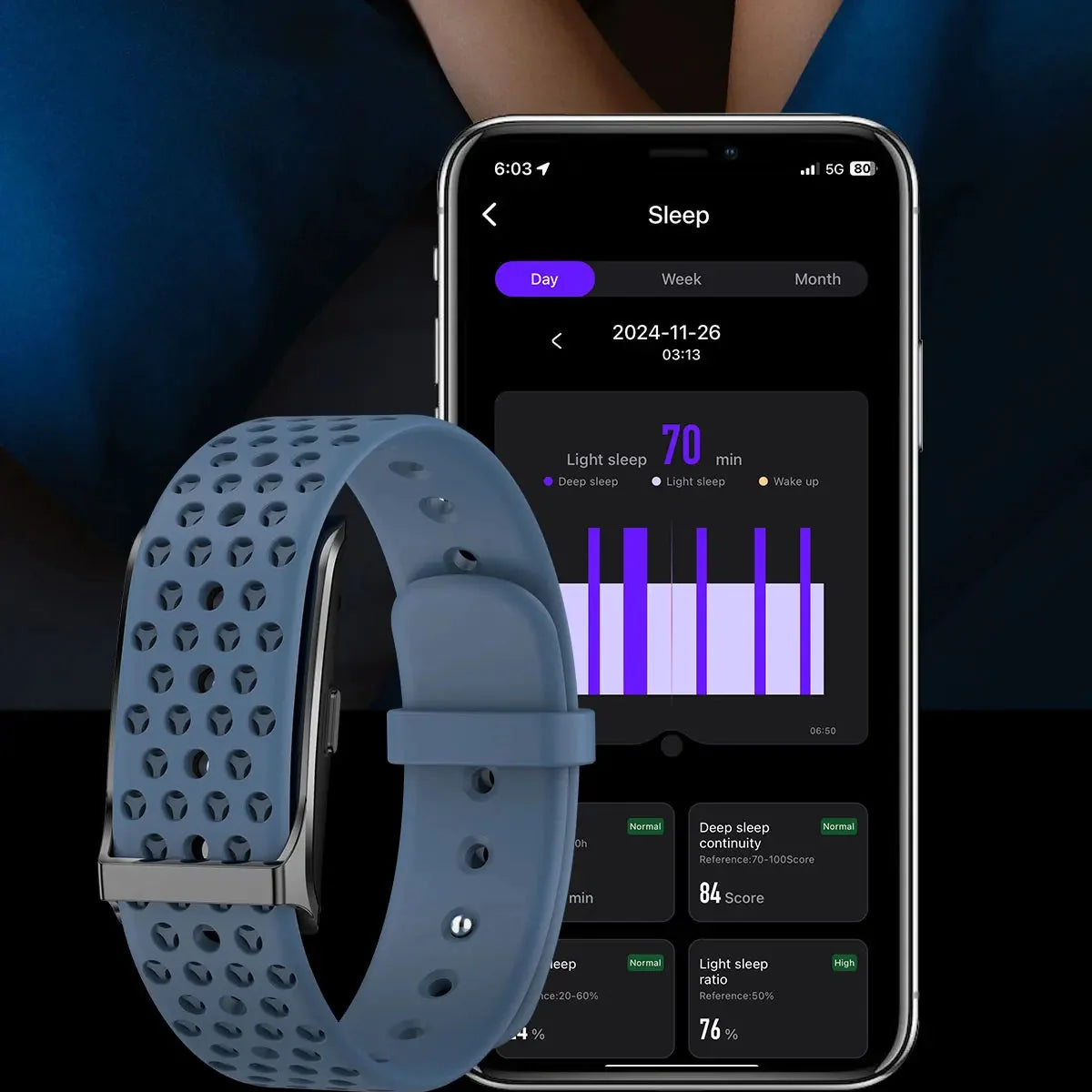 Bracelet Connecté Sans Écran pour votre Bien-être