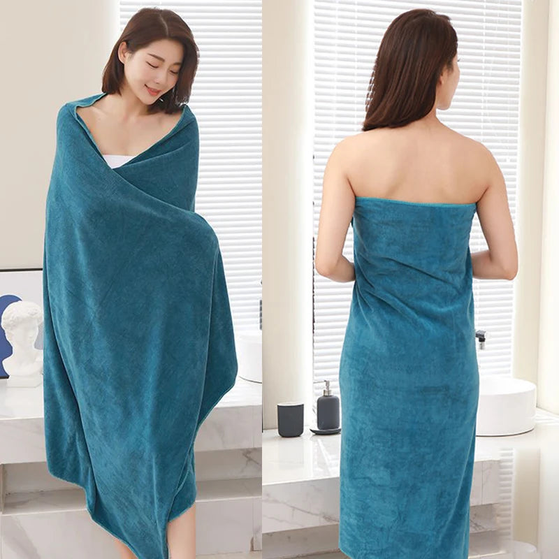 Serviette de Bain en Microfibre Super Épaisse & Absorbante à Séchage Rapide