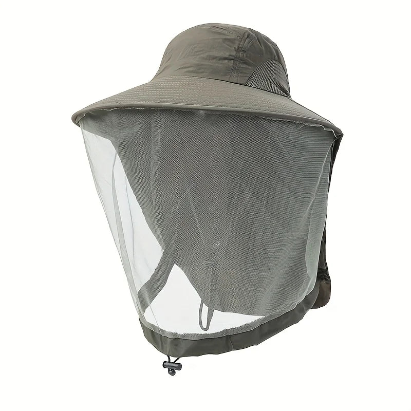 Sombrero de protección UV con mosquitera integrada