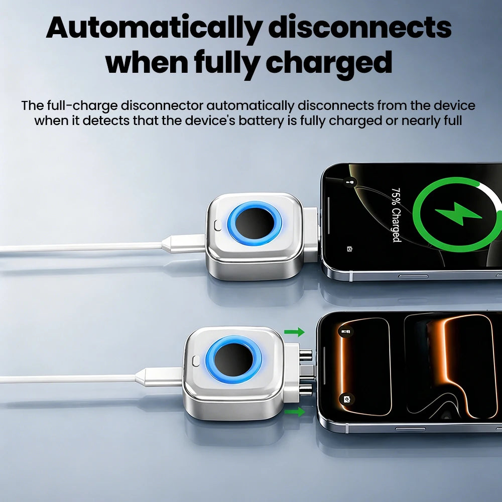 Cargador USB-C Inteligente de 140W de Carga Rápida – Desconexión Automática con Carga Completa para Teléfonos