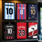 Affiche Maillot de Football avec Nom – Cadeau Idéal pour Supporters
