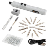 Mini Tournevis Electrique Sans Fil - 12 pièces