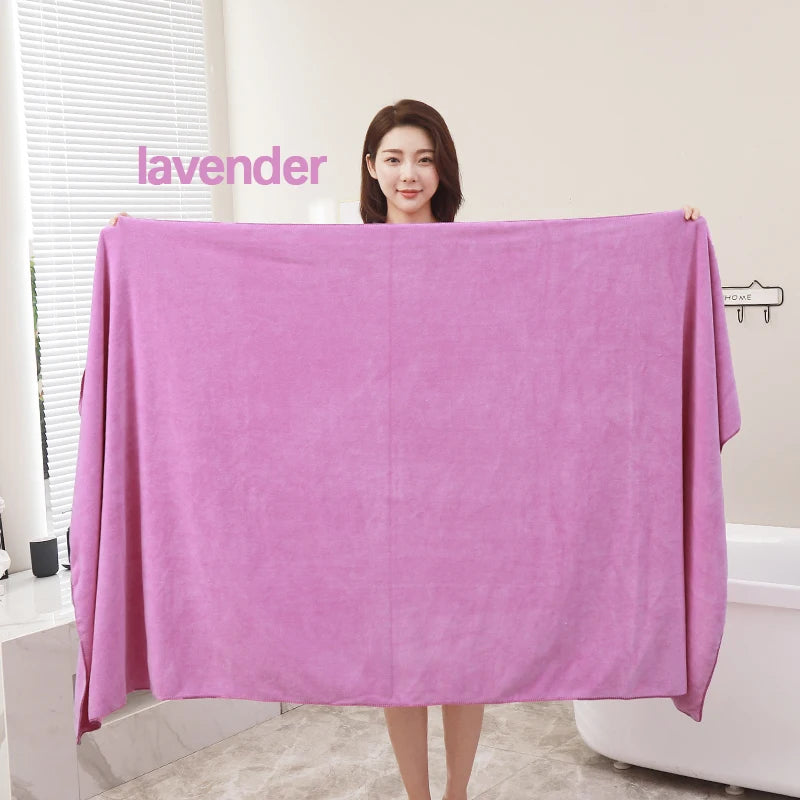 Serviette de Bain en Microfibre Super Épaisse & Absorbante à Séchage Rapide