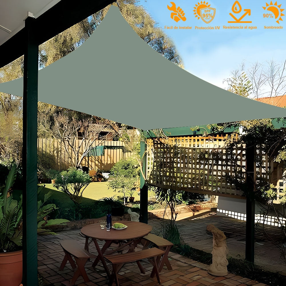Toldo vela cuadrado o rectangular - Kit completo