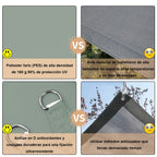 Toldo vela cuadrado o rectangular - Kit completo