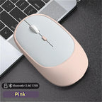 Ratón inalámbrico Bluetooth recargable: silencioso, ergonómico y con DPI ajustable