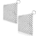 Chaîne de Nettoyage Multifonctions en Acier Inoxydable 10/15/20cm - Pour Vaisselle, Poêles, Woks et Casseroles
