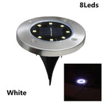 4 x spot LED lumineux pour jardin