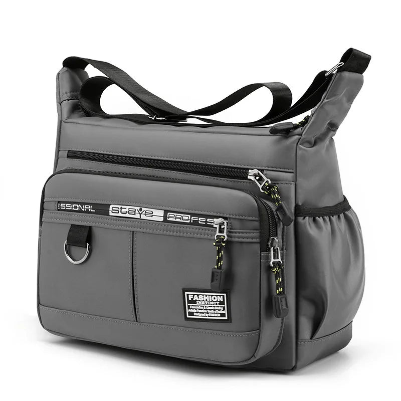 Sac Bandoulière Homme Grande Capacité Multipoches