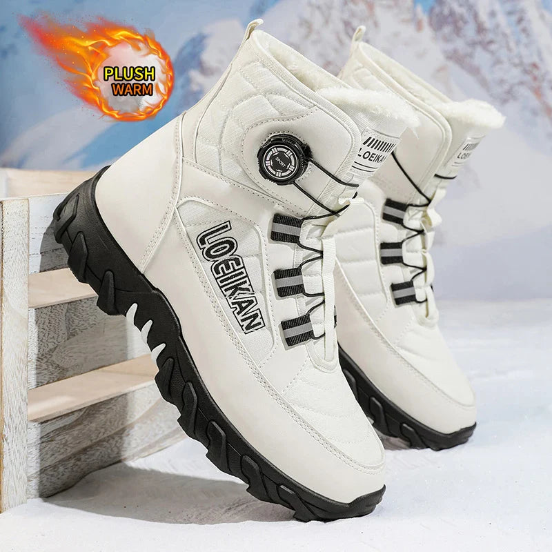 Bottes de Neige Mi-Mollet Imperméables & Doublure Chaude
