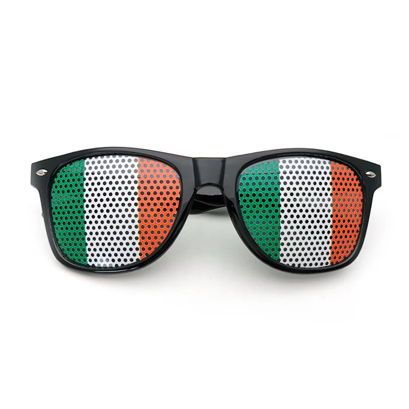 Lunettes de Soleil Unisexes avec Drapeaux Coupe du Monde – Accessoire Festif et Sportif