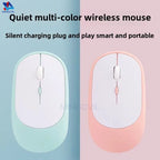 Souris Sans Fil Bluetooth Rechargeable – Silencieuse, Ergonomique et DPI Réglable