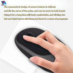 Souris Sans Fil Bluetooth Rechargeable – Silencieuse, Ergonomique et DPI Réglable