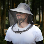 Chapeau de protection UV avec moustiquaire intégrée