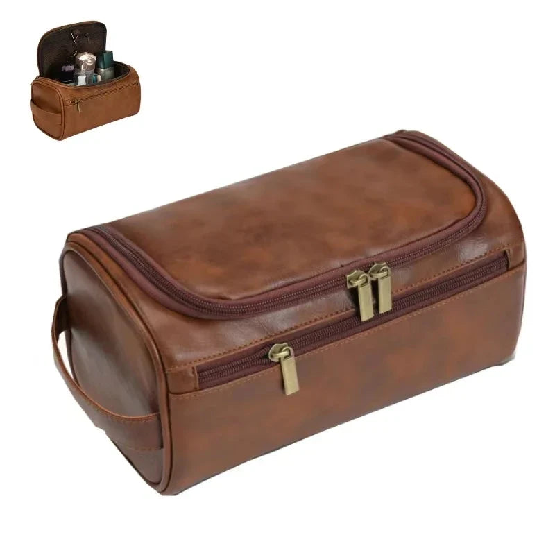 Trousse de Toilette Suspendue – Style Vintage & Pratique
