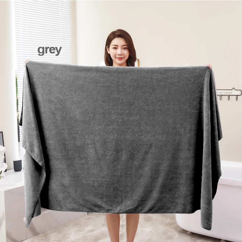 Serviette de Bain en Microfibre Super Épaisse & Absorbante à Séchage Rapide