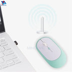 Souris Sans Fil Bluetooth Rechargeable – Silencieuse, Ergonomique et DPI Réglable