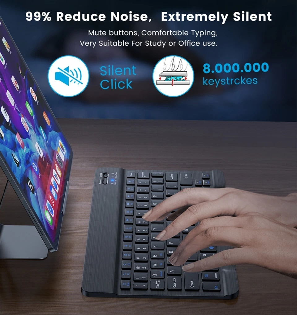 Mini Clavier et souris sans fil Bluetooth