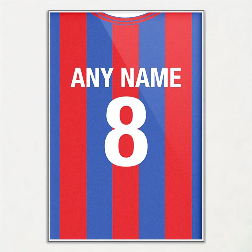 Affiche Maillot de Football avec Nom – Cadeau Idéal pour Supporters