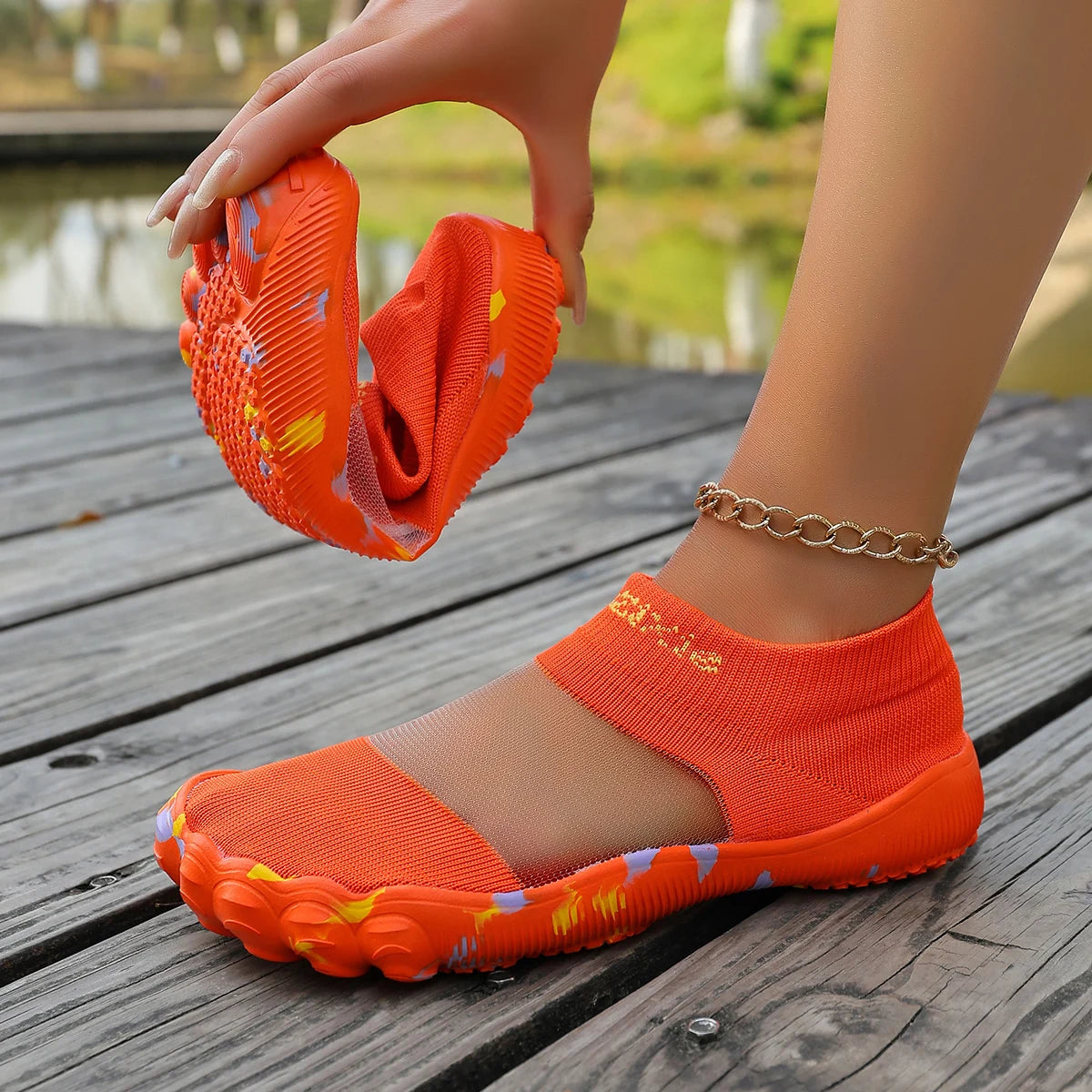 Chaussures Aquatiques Respirantes à Séchage Rapide – Femme