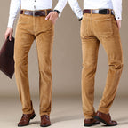 Pantalon en velours côtelé épais pour homme