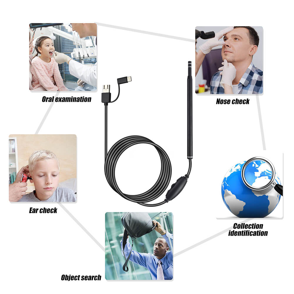 Caméra Otoscope HD pour oreilles