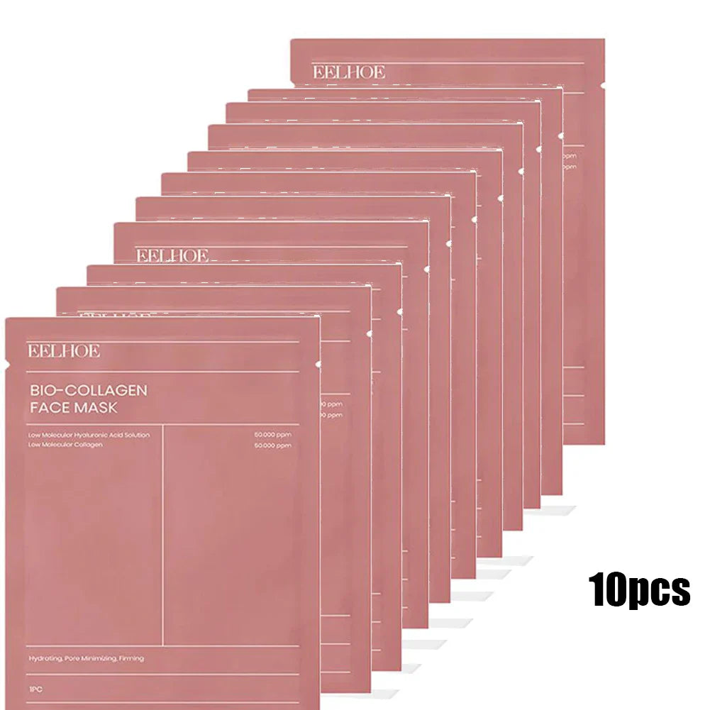 5x Masques au Collagène Intense - Peau Repulpée et Hydratée