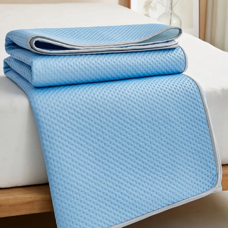 Colchón Refrescante de Seda Helada – Colchoneta Transpirable, Lavable y Suave para la Piel